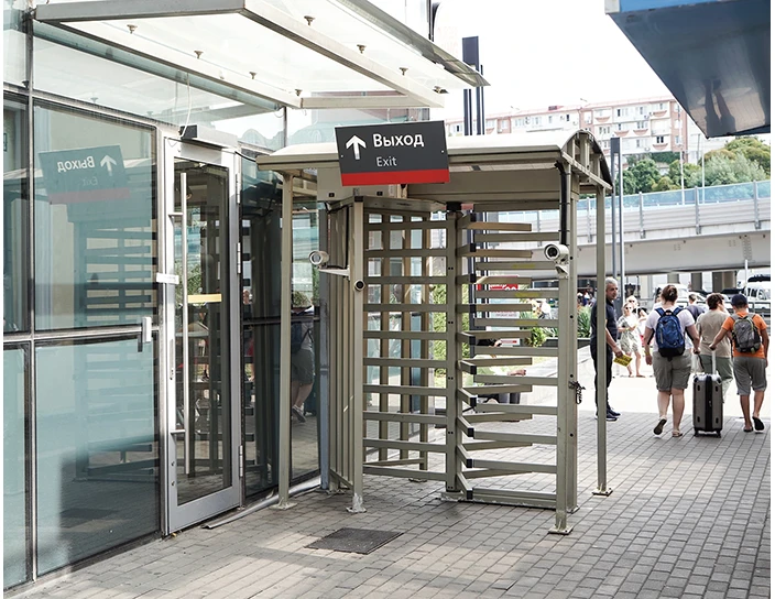 Полноростовый турникет RTD-15, вокзал Адлер, Сочи 