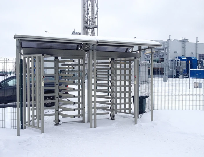 Полноростовый турникет RTD-15, завод TEKNOS, Петергоф 