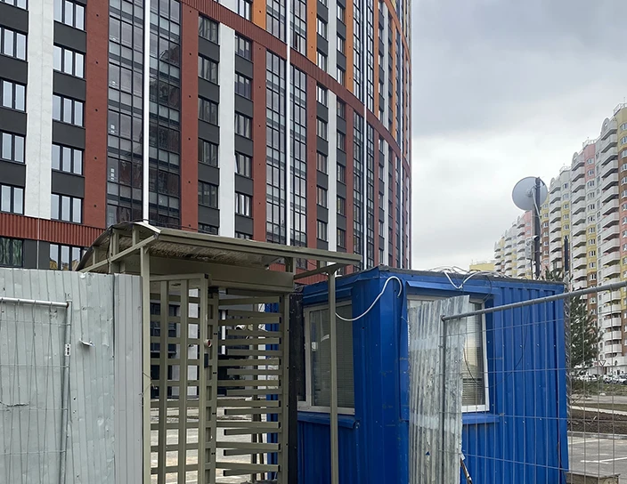 Полноростовый роторный турникет RTD-15, жилой комплекс Ultra City, Санкт-Петербург