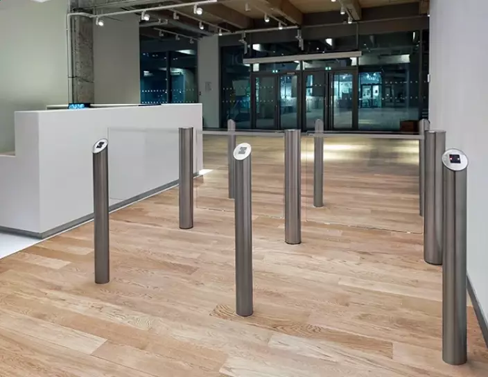 Автоматические калитки WMD-06, стойки-считыватели IRP01.2, институт моды, Франция