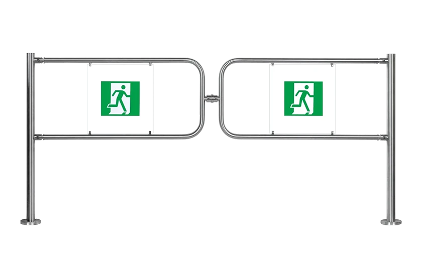 Двойная распашная секция ограждения серии BH02 с магнитным устройством блокировки