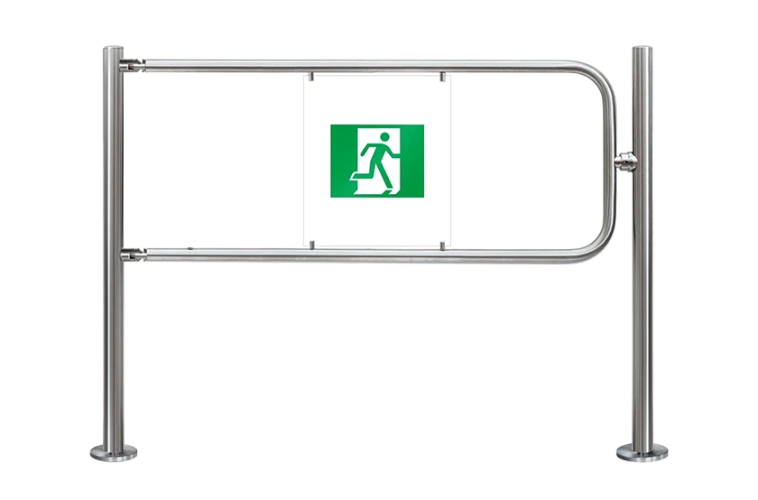 Поворотная секция ограждения серии BH02 с электромагнитным устройством блокировки