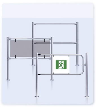 Полуростовые ограждения PERCo-BH02